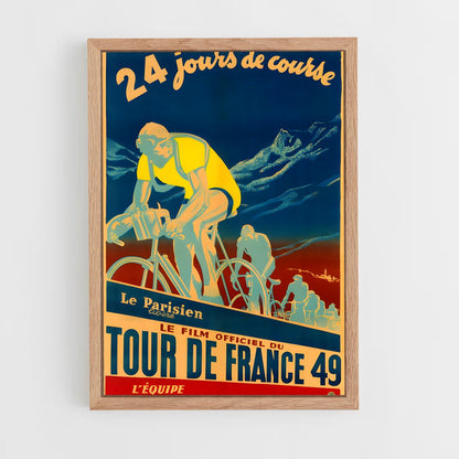 ap-tour de france-6 cadre Bois clair