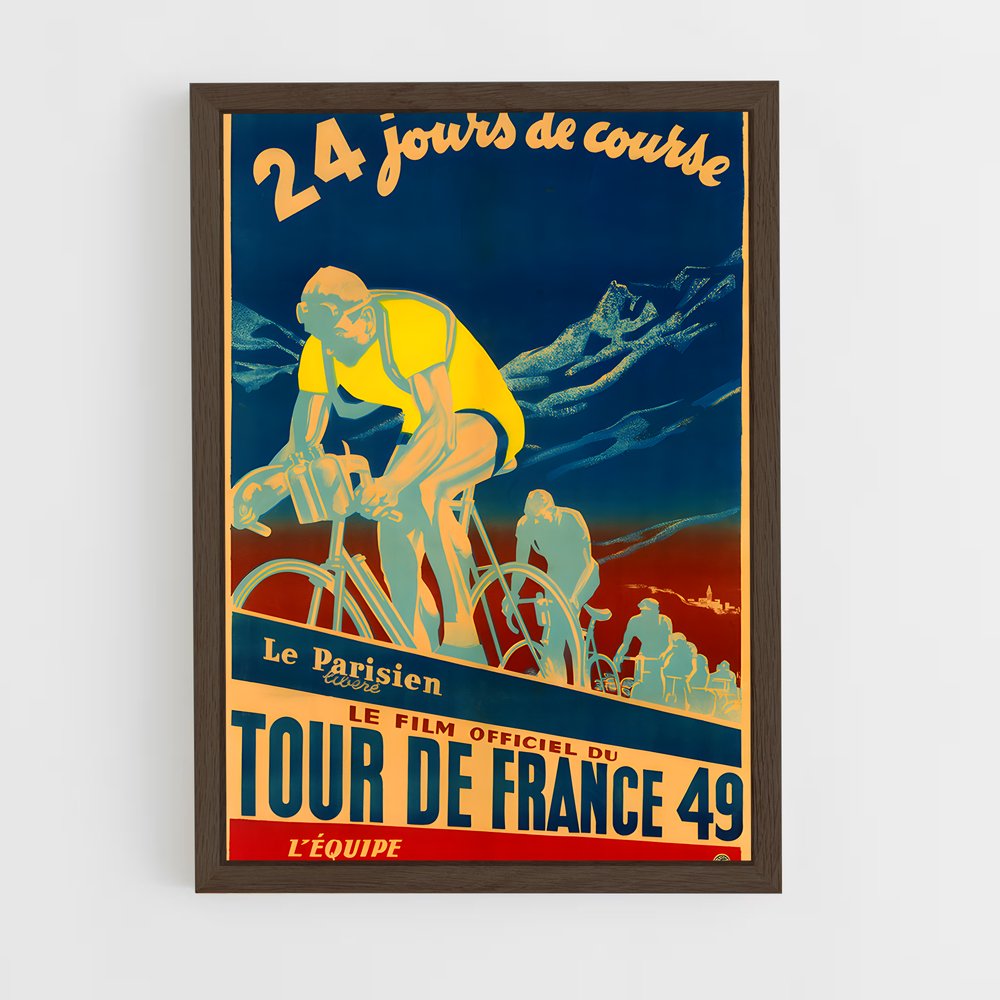 ap-tour de france-6 cadre Bois foncé