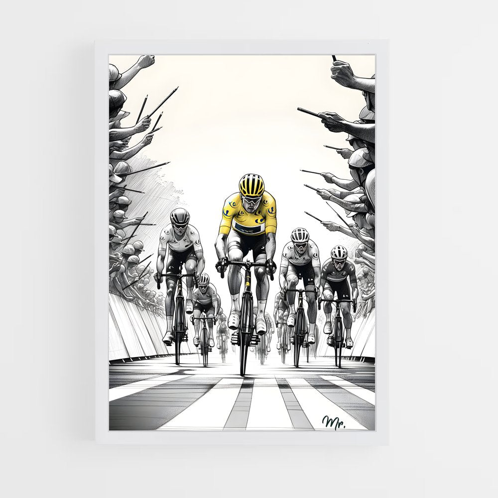 ap-tour de france-8 cadre Blanc