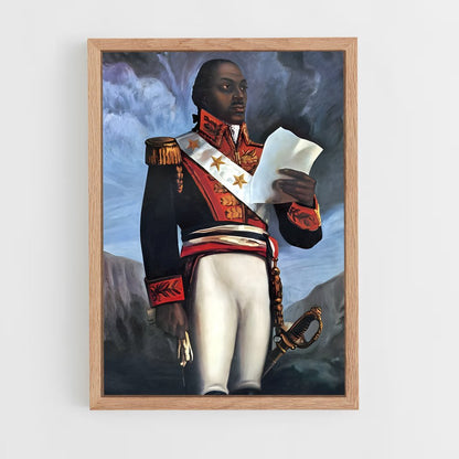ap-toussaint louverture-1 cadre Bois clair