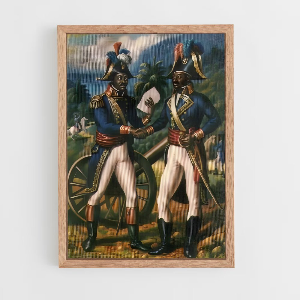ap-toussaint louverture-4 cadre Bois clair