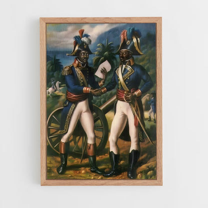 ap-toussaint louverture-4 cadre Bois clair