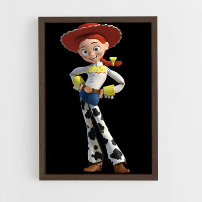 ap-toy story-6 cadre Bois foncé