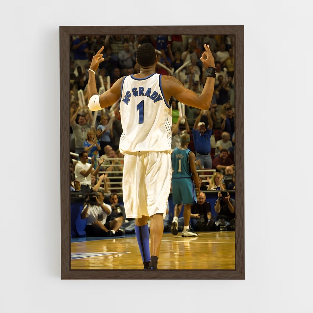 ap-tracy mcgrady-1 cadre Bois foncé