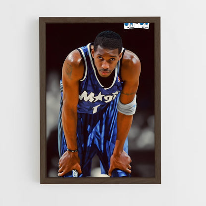 ap-tracy mcgrady-5 cadre Bois foncé