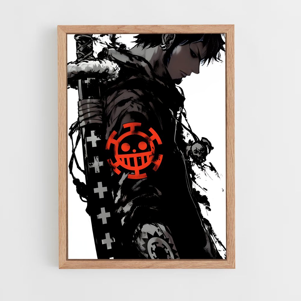 ap-trafalgar law-2 cadre Bois clair