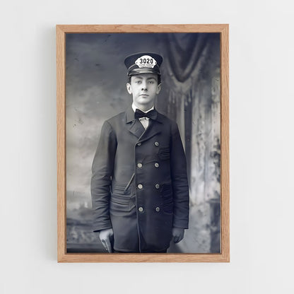 ap-train conductor-3 cadre Bois clair