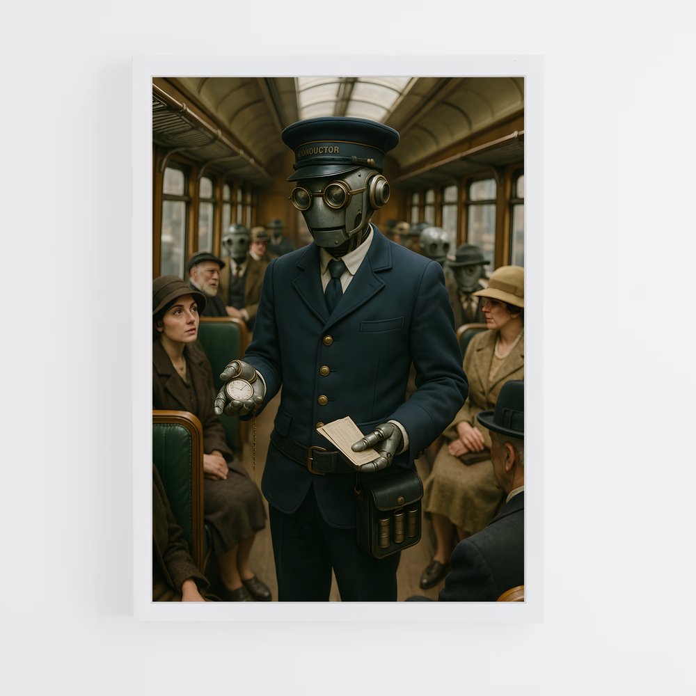 ap-train conductor-4 cadre Blanc