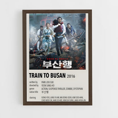 ap-train to busan-2 cadre Bois foncé