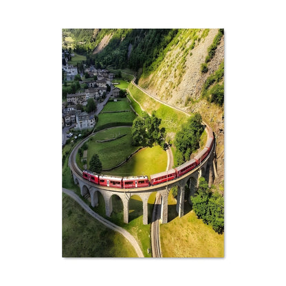 Poster Voyage en Vallée