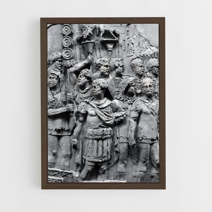 ap-trajan column reliefs-3 cadre Bois foncé