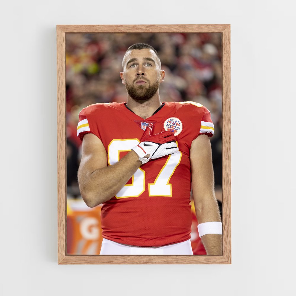 ap-travis kelce-2 cadre Bois clair