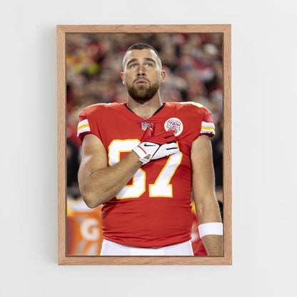 ap-travis kelce-2 cadre Bois clair