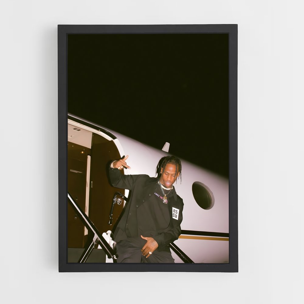 ap-travis scott-4 cadre Noir
