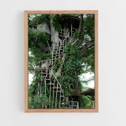 ap-tree canopy-4 cadre Bois clair