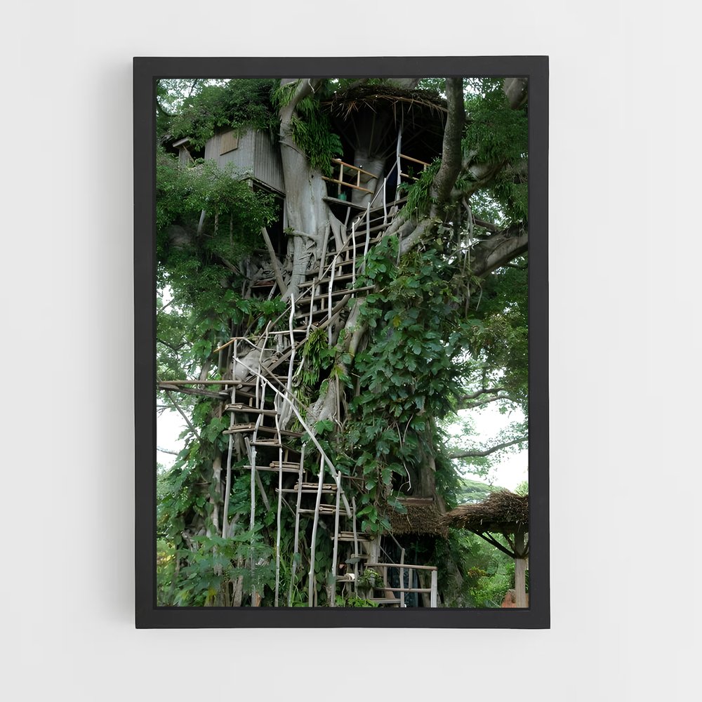ap-tree canopy-4 cadre Noir