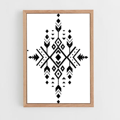 ap-tribal patterns-3 cadre Bois clair
