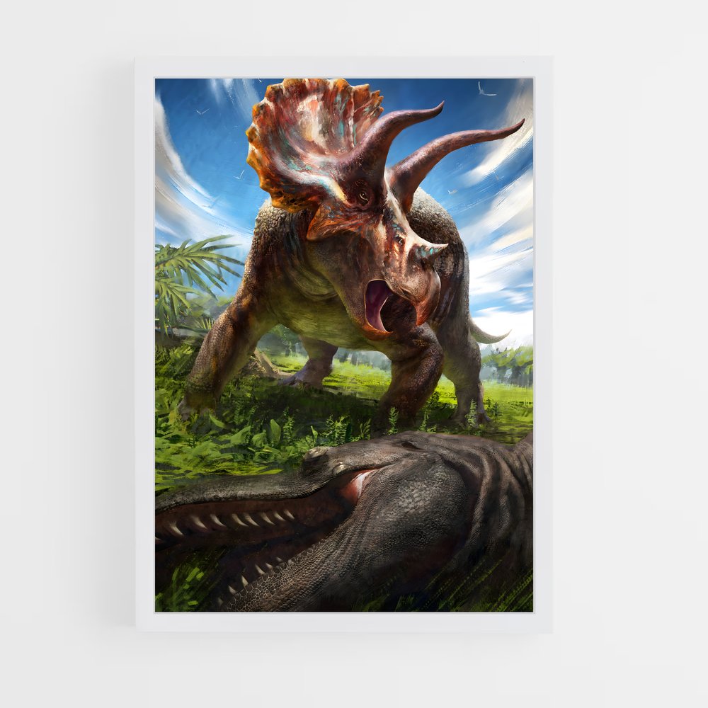 ap-triceratops-1 cadre Blanc