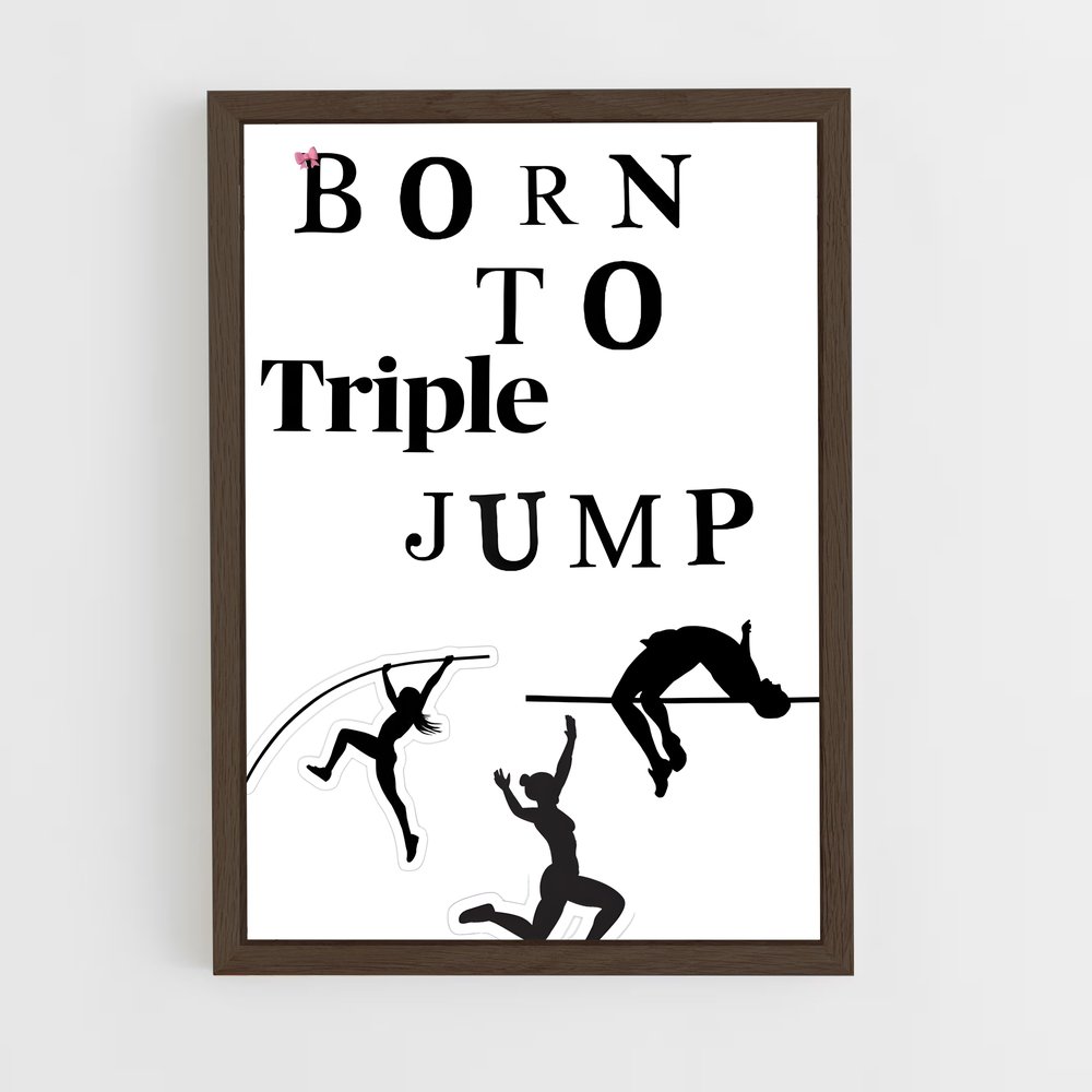 ap-triple jump-3 cadre Bois foncé
