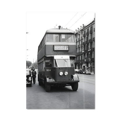 Poster Trolleybus Nostalgia