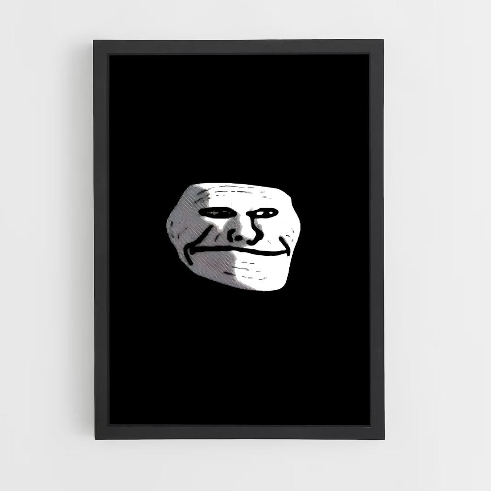 ap-trollface-3 cadre Noir