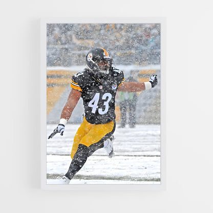 ap-troy polamalu-2 cadre Blanc