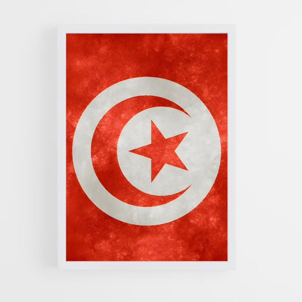 ap-tunisia flag-4 cadre Blanc