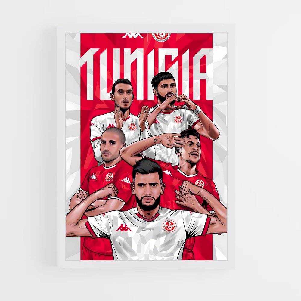 ap-tunisia national football team-2 cadre Blanc