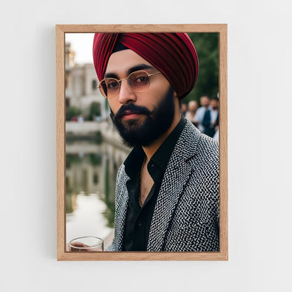 ap-turban-10 cadre Bois clair