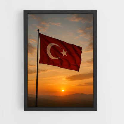 ap-turkey flag-1 cadre Noir