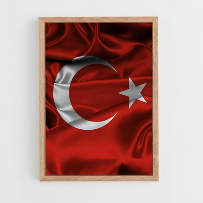 ap-turkey flag-5 cadre Bois clair