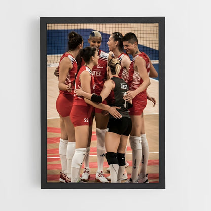 ap-turkey national volleyball team-3 cadre Noir