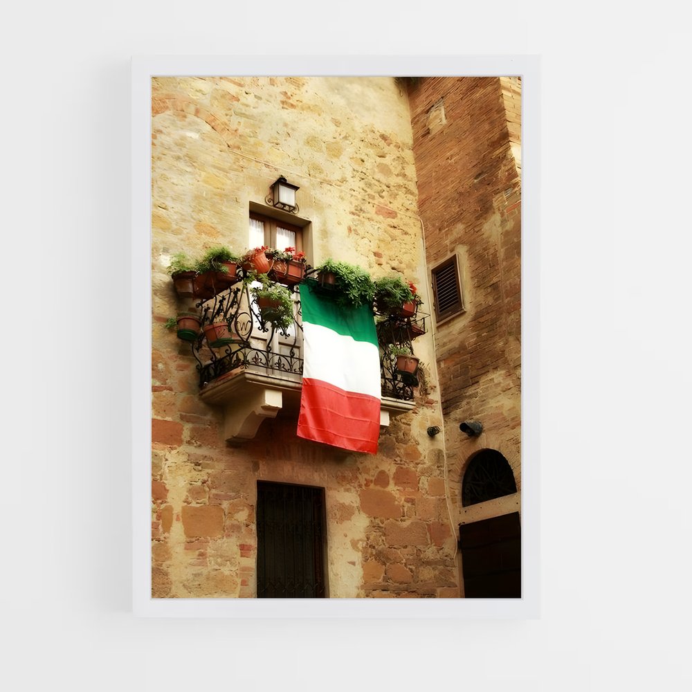 ap-tuscany flag-1 cadre Blanc