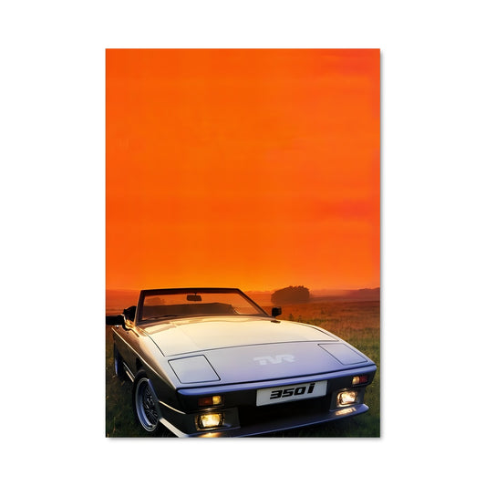 Poster Horizon Orange