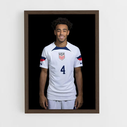 ap-tyler adams-6 cadre Bois foncé