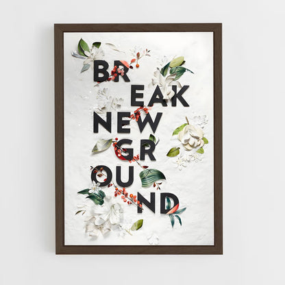 ap-typography art-1 cadre Bois foncé