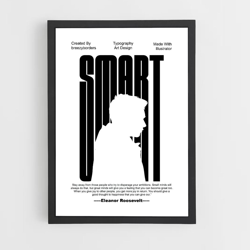 ap-typography art-5 cadre Noir
