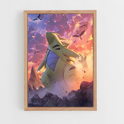 ap-tyranitar-4 cadre Bois clair