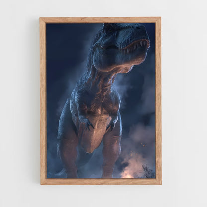 ap-tyrannosaurus rex-3 cadre Bois clair