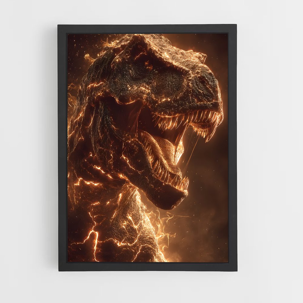ap-tyrannosaurus rex-4 cadre Noir