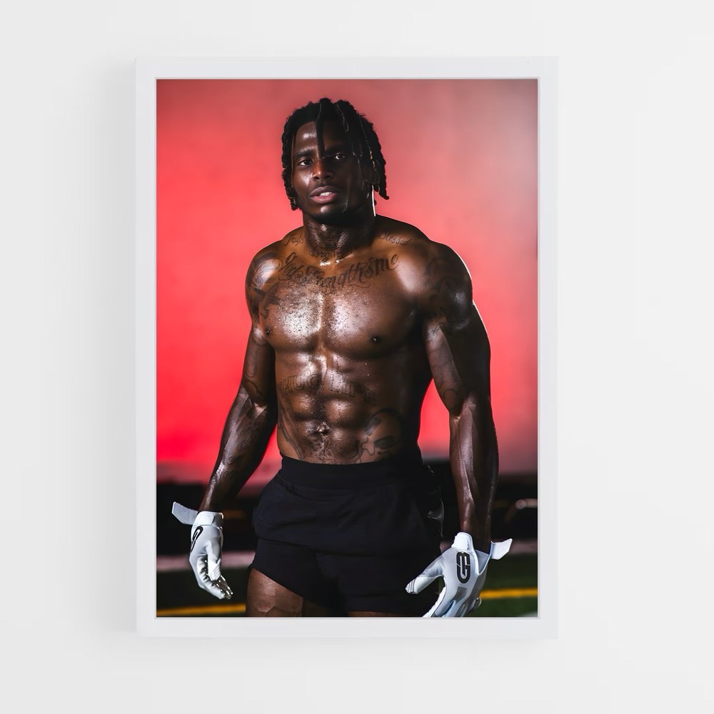 ap-tyreek hill-1 cadre Blanc