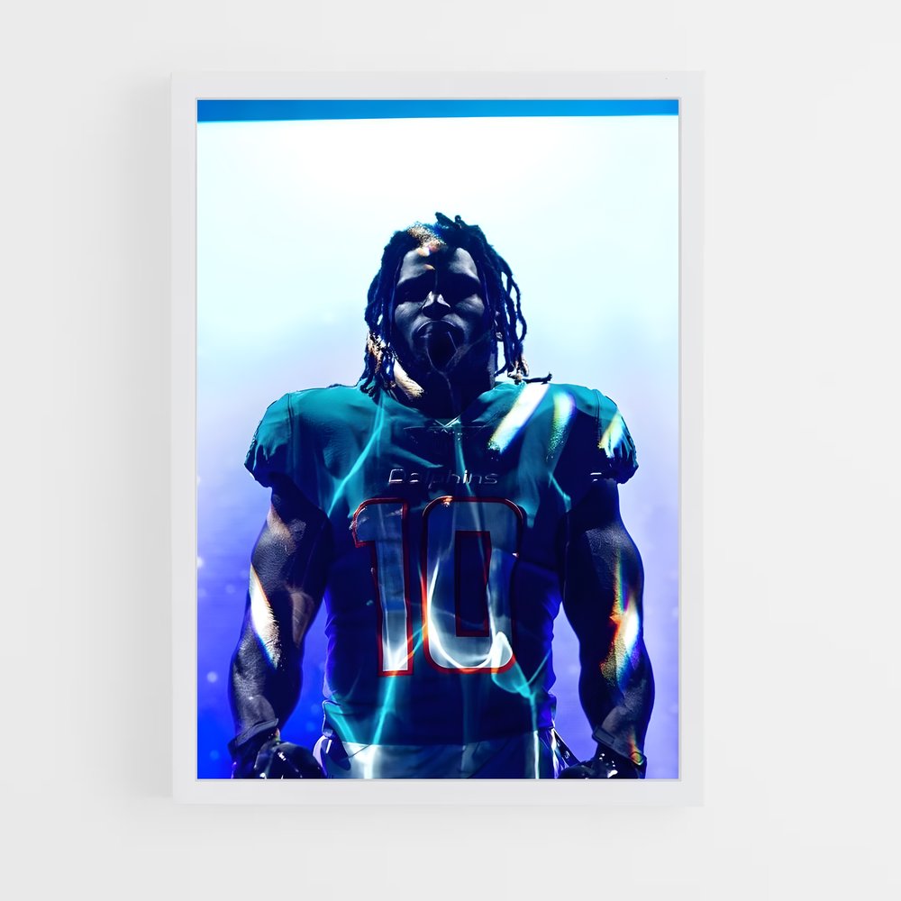 ap-tyreek hill-5 cadre Blanc