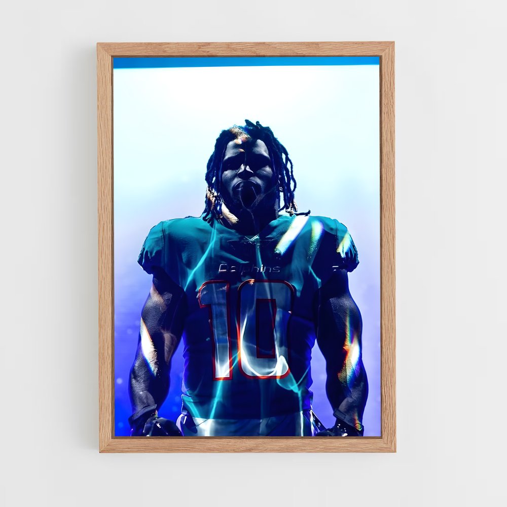 ap-tyreek hill-5 cadre Bois clair