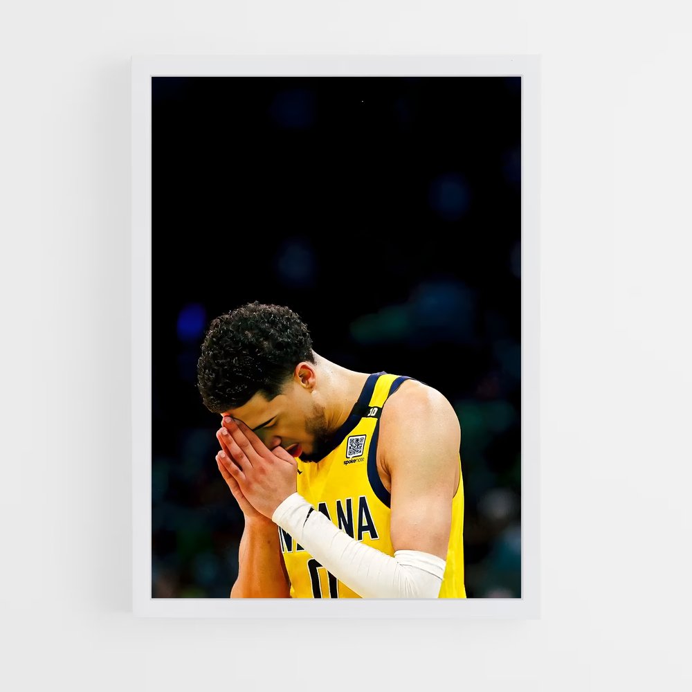 ap-tyrese haliburton-1 cadre Blanc