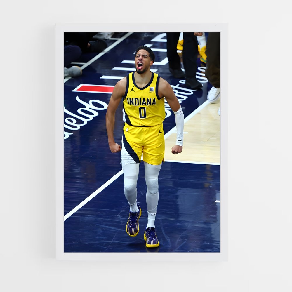ap-tyrese haliburton-6 cadre Blanc