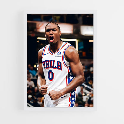 ap-tyrese maxey-1 cadre Blanc