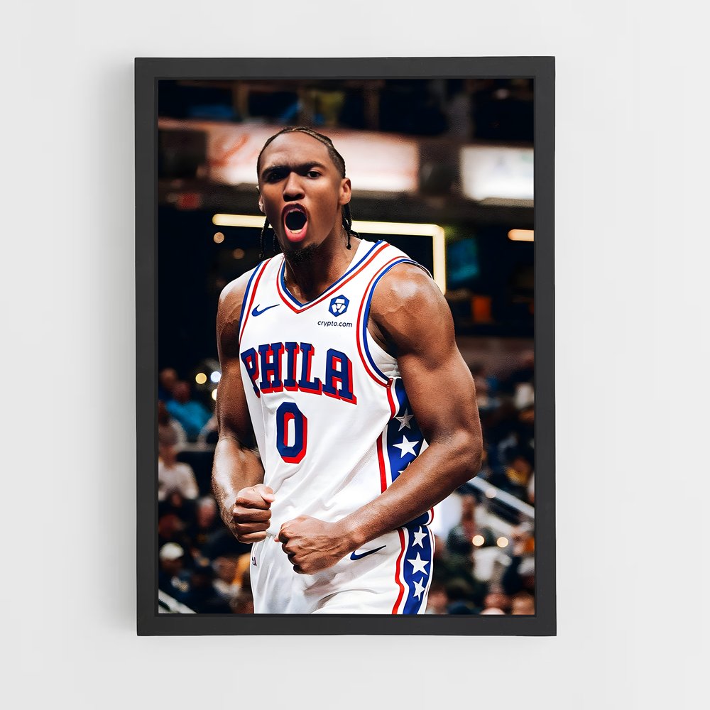 ap-tyrese maxey-1 cadre Noir
