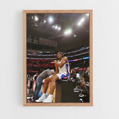 ap-tyrese maxey-3 cadre Bois clair