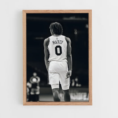 ap-tyrese maxey-5 cadre Bois clair