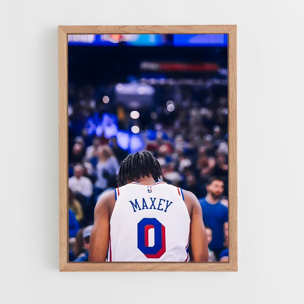 ap-tyrese maxey-6 cadre Bois clair